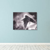 Omen Raven Canvas Print キャンバスプリント (インサイチュ (ウッドフロア))