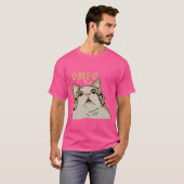 OMFGびっくりネコミームウイルス猫 Tシャツ (正面フル)