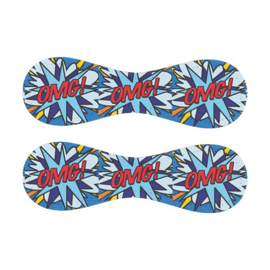 OMGおもしろいレトロ漫画ブックアーポップ・アートのト 野球ボール (パネル)