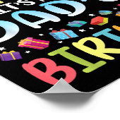 OMGお父さんにとって私のパパの誕生日 ポスター (角)