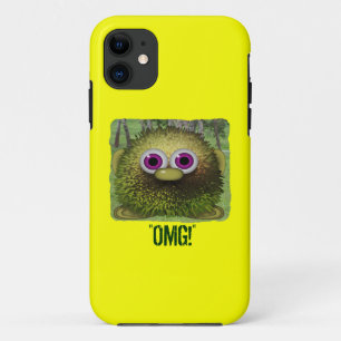 OMGかわいいファジー漫画Wuzzyお尻iPhoneケース iPhone 11 ケース