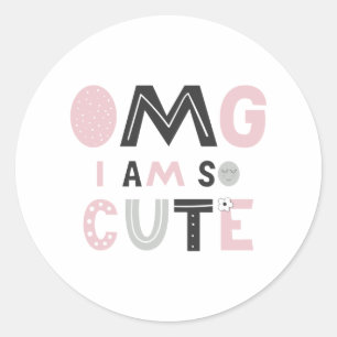 OMGかわいい ラウンドシール