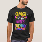 Omgそのマイ妻の誕生日 Tシャツ (正面)