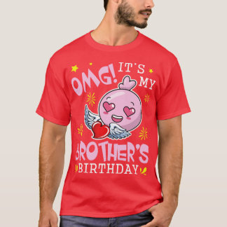 OMGその私の兄弟の誕生日はハートと Tシャツ