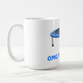 OMGのトランポリン コーヒーマグカップ (左)