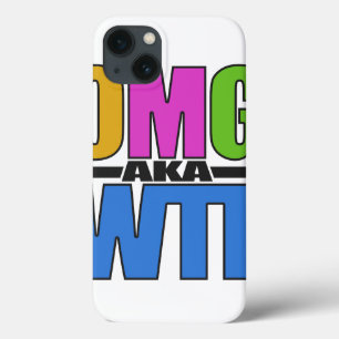 OMGまたはWTFカスタムのiPadケース iPhone 13ケース