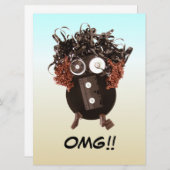 OMGア空白のおもしろいロユーモアのあるグ・メディア (正面/裏面)