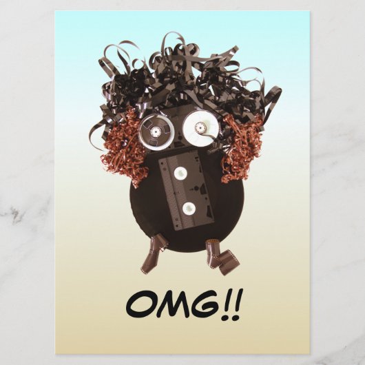 OMGア空白のおもしろいロユーモアのあるグ・メディア (正面)