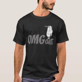 OMGオアットアンゴラヤギ愛好家OMGグレー Tシャツ