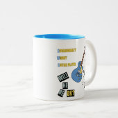 OMGギタープレーヤーマグ ツートーンマグカップ (正面右)