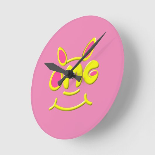 OMGクロック ラウンド壁時計 (傾斜)