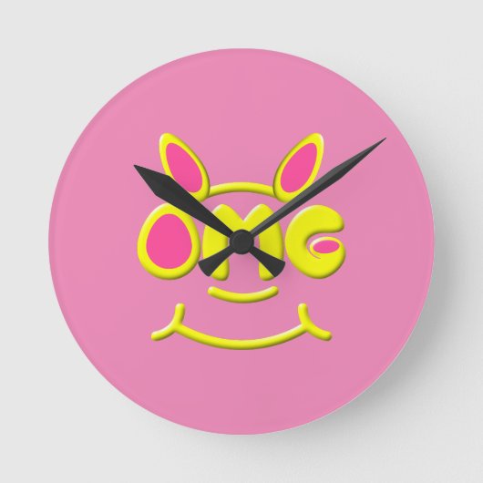 OMGクロック ラウンド壁時計 (正面)