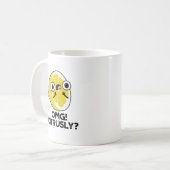 OMGシトラスリーおもしろいフルーツシトラスプン コーヒーマグカップ (正面左)