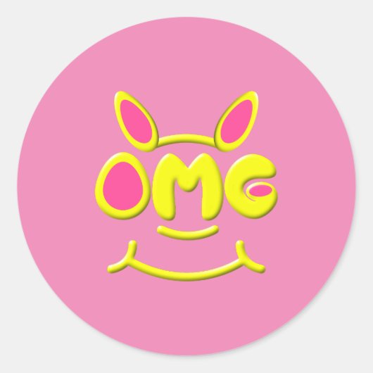 OMGステッカー ラウンドシール (正面)