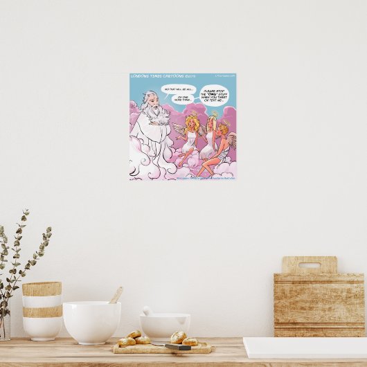 OMGソーシャルおもしろいメディア漫画ポスター ポスター (キッチン)