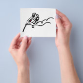 OMGビッ走ク怒り顔漫画ミーム チラシ (手)