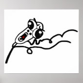 OMGビッ走ク怒り顔漫画ミーム ポスター (正面)