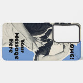 OMGメカスタムッセージアンティーク50s電話ケース Samsung Galaxyケース (左側面)