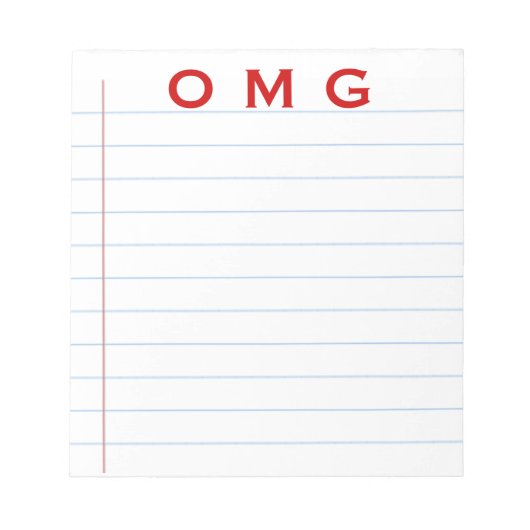 OMGメモ帳 ノートパッド (正面)