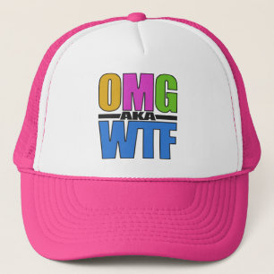 OMG別名WTFの帽子-色を選んで下さい キャップ