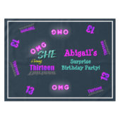 OMG彼女は13サプライズパーティーを回している テーブルクロス (正面(横))