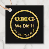 OMG我々は結び目を結んだ フェイバータグ (正面)