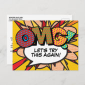 OMG日替え漫画本編ポップ・アートの画 ポストカード (正面/裏面)