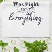 OMG母は正しかった，母の日の贈り物 キッチンタオル (折り畳み)