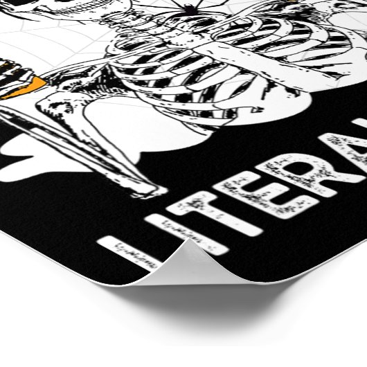 Omg私は文字通り死んだスケルトンのコーヒーハローのようなものだ ポスター (角)