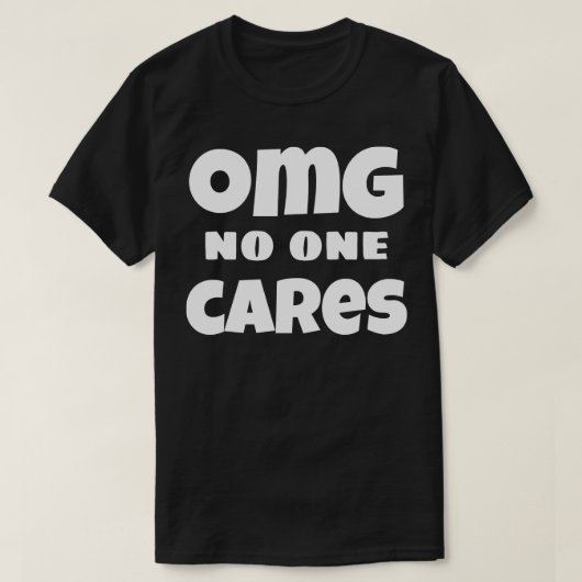 OMG誰も皮肉なNSFWおもしろいの失礼な不適切 Tシャツ (デザイン正面)