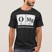 OMG驚嘆、科学のユーモアの要素 Tシャツ (正面)
