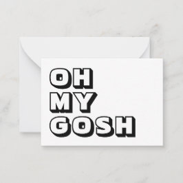 OMG，ああ私の神，神，白黒カード アドバイスカード