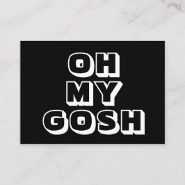 OMG，ああ私の神，神，白黒カード アドバイスカード