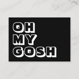 OMG，ああ私の神，神，白黒カード アドバイスカード