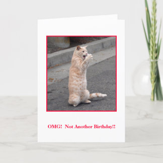 OMG: ない別の誕生日! カード
