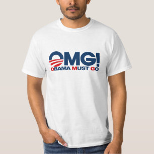 OMG! -オバマは行かなければなりません Tシャツ