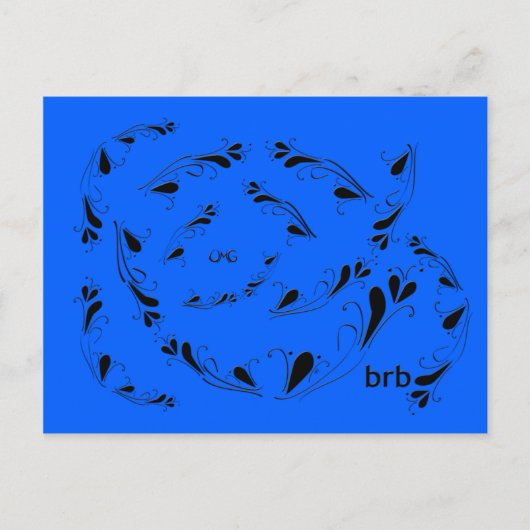 OMG！ブラブ ポストカード (正面)