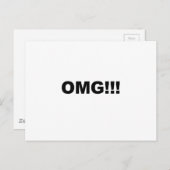 OMG!!! ポストカード (正面/裏面)