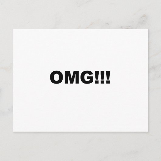 OMG!!! ポストカード (正面)