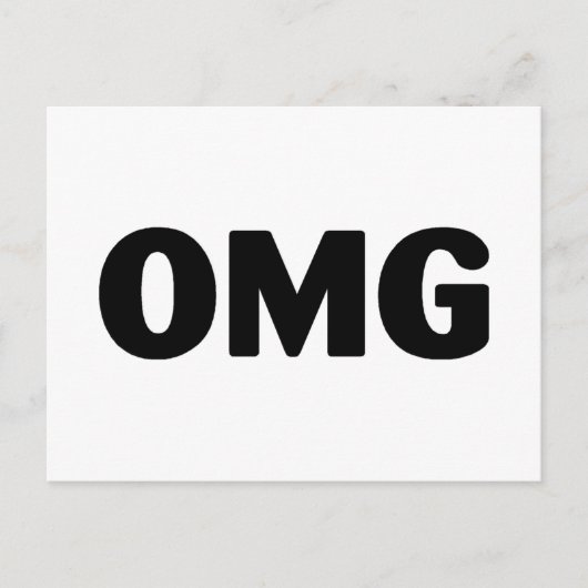 OMG ポストカード (正面)