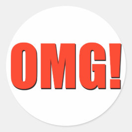 OMG！レッド ラウンドシール