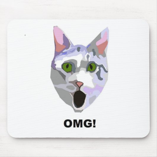 OMG! 彼が見た何をCAT 「か。「 マウスパッド (正面)