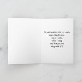 OMG!  彼はちょうど…おもしろいの休日カード言いました シーズンカード (内部)