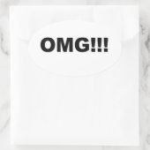 OMG!!! 楕円形シール (バッグ)