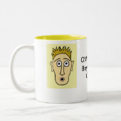 OMG -私のボーイフレンドは陽気です ツートーンマグカップ (左)