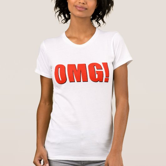 OMG! 赤い Tシャツ (正面)