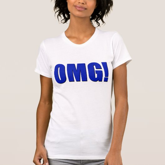 OMG! 青い Tシャツ (正面)
