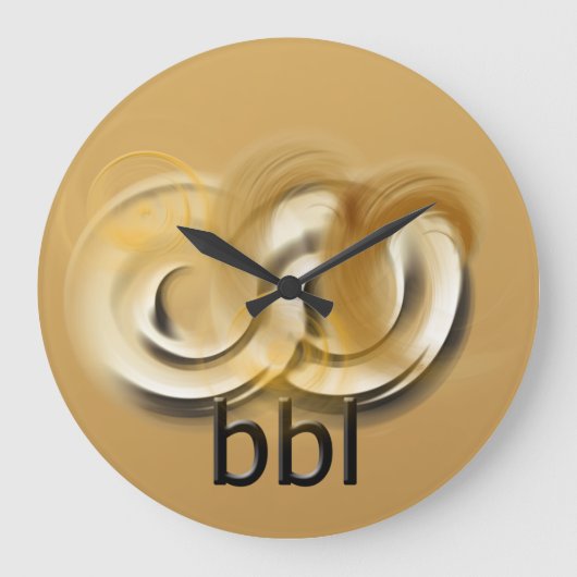 OMG!bbl ラージ壁時計 (正面)