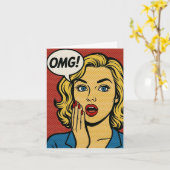 OMG Birthday Card カード (黄色い花)