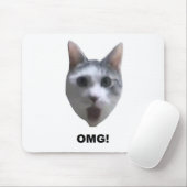 OMG CAT! (何がある見られる彼がか。) マウスパッド (マウス)